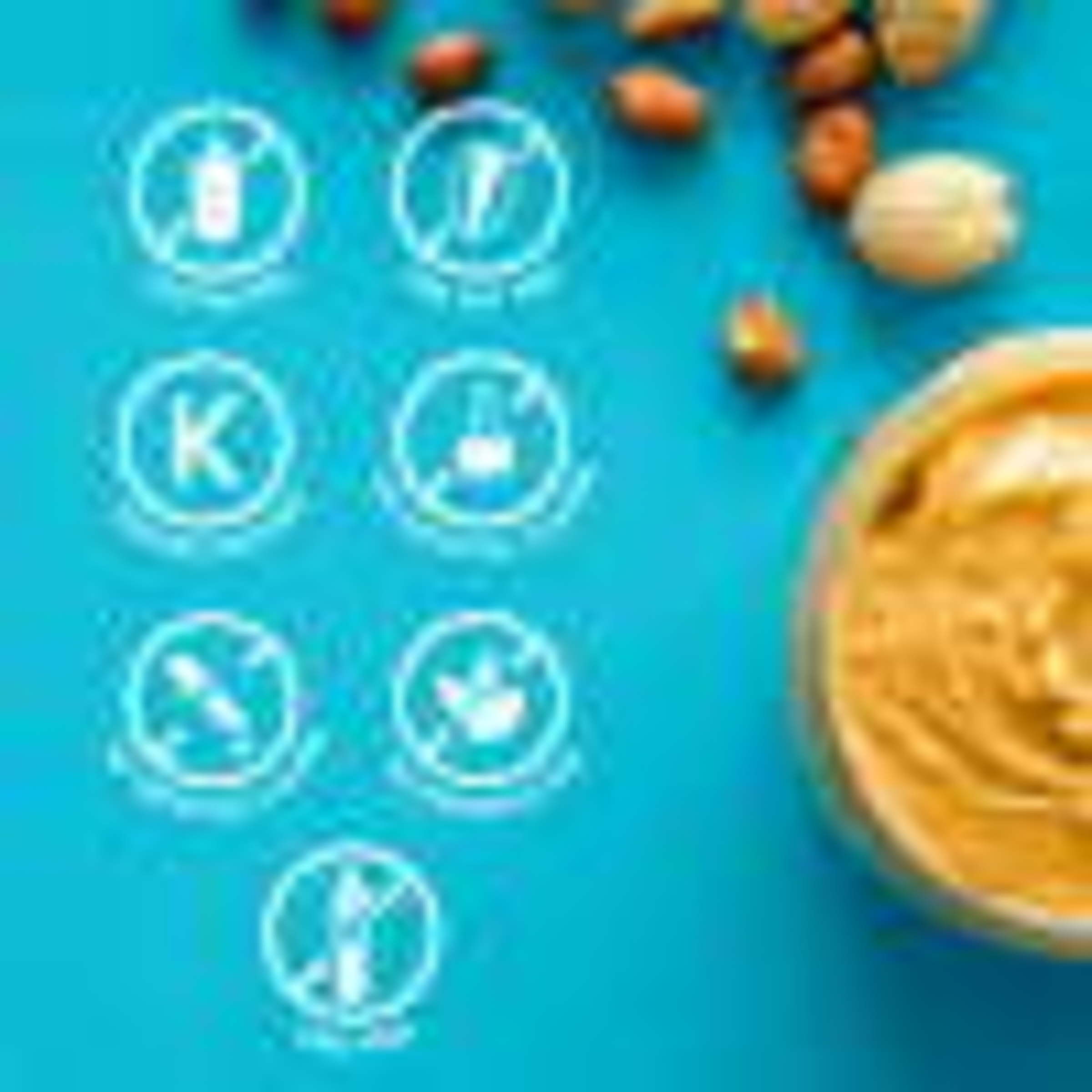 Skippy No Sugar Added Creamy Peanut Butter, Large 40 oz Jar