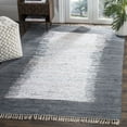 thumbnail image 2 of SAFAVIEH Montauk Tennyson Geometric Cotton Area Rug, Ivory/Grey, 6' x 9', 2 of 8