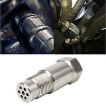 Yunuuuoa Stainless Steel Exhaust Manifold Adapter Extension Connector Kit Universal Fit High Performance Durable Metal Auto Parts for Car Truck Vehicle Repair Upgrade