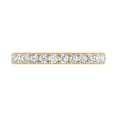 thumbnail image 3 of 1/2 Carat Round Diamond Wedding Band Ring in 14K Yellow Gold (Ring Size 4.25), 3 of 5