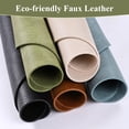thumbnail image 3 of LOKHOM 13" Round Placemats Set of 6, Faux Leather Waterproof Heat Resistant Placemats, Reversible Solid Table Mats for Kitchen Dining Room, Green, 3 of 8