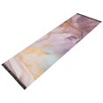 thumbnail image 2 of Turquoise Gold Pink Marble Runner Area Rug 2x6 Soft Non-Slip Washable Bedside Carpet for Hallway Bedroom Living Room Home Decor, 2 of 8