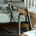 thumbnail image 6 of Furniture of America Sulema Industrial Metal 3-Tier Bar Cart in Sand Black, 6 of 7