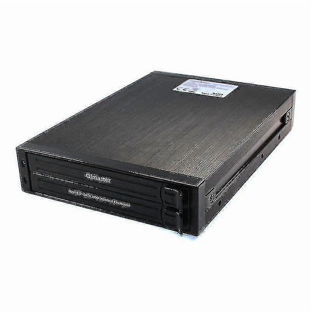 He-2005 Dual 2.5 Inch Sata Hdd Internal Enclosure Drive Case Metal Internal Mobile Cover With Led Indicator