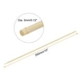 thumbnail image 2 of Uxcell 450pcs Bamboo Skewers Sticks 10 Inch 3mm Dia Natural Wooden Cocktail Picks, 2 of 5