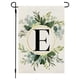 thumbnail image 1 of Letter A-Z Floral Garden Flag 12x18 Inch Double Sided Outside, Family Last Name Initial Yard Outdoor Decoration 1 Pcs, 1 of 8