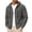Mens Shirts Gray, variant on Mens Casual Jacket Shirt Drawstring Long Sleeve with Pockets Fashion Streetwear Hoodies Tops Dad Gifts