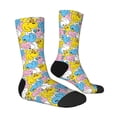 thumbnail image 4 of Yiaed Colorful Duck Print Great elasticity Crew Socks Sports socks for Men and Women, 4 of 5