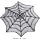 thumbnail image 2 of Mantel de encaje de telaraña JAMW 2 piezas decoración de mesa redonda 30 pulgadas negro, 2 of 5