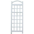 thumbnail image 1 of Dura-Trel Cambridge Vinyl Garden Trellis, PVC Grid for Climbing Plants, White, 28" x 75", 1 of 6