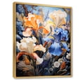 thumbnail image 2 of Designart "pasture Iris pasture Melody" Floral & Botanical Floater Framed Canvas Print, 2 of 7