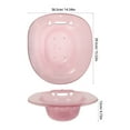 thumbnail image 2 of WHAMVOX Sitz Bath Pregnancy 1Pcs Ergonomic Design Pink Sitz Bath for Postpartum Care, 2 of 8