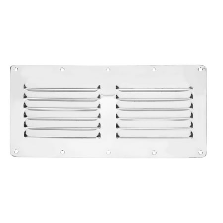 

Vent Cover Stainless Steel Marine Air Louvered Flush Exhaust Vent Accessory