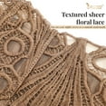 thumbnail image 4 of JASGOOD Corset Top for Women Textured Sheer Floral Lace Bustiers Cincher Lace-up Corset Overbust Top, 4 of 8
