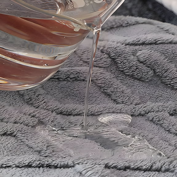 AUQ Waterproof Dog Blankets for Large Dogs Pet Blanket for Couch Protector Washable Jacquard Coral Cat Throw Blanket Soft Plush Reversible Furniture Protection 70X50CM, Grey
