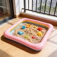 thumbnail image 4 of Creatine Inflatable Sandbox Pool PVC Inflatable Purpose Sand Game Easy To Inflate And Deflate Portable Summer Beach Backyard, 4 of 6