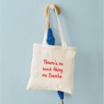 thumbnail image 4 of CafePress - No Such Thing As Santa Tote Bag - Unisex Canvas Tote Bag, Beige, 1-Piece, 4 of 6