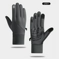 thumbnail image 2 of JIKNTTR Winter Gloves For Men Women Waterproof Running Cycling Gloves Thermal Warm Gloves Touch Screen Finger For Skiing Snow Snowboarding, 2 of 4