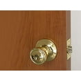 thumbnail image 3 of Design House 728832 Porte d'Entrée Terrasse Double Bouton de Porte Combo&44; Laiton Poli, 3 of 4