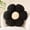 Black, variant on Flower Throw Pillow, Soft Black 17.7" Shaped Floor Pillow for Home Decor, Cute Aesthetic Plush Decorative Pillows for Bed, Sofa, Couch