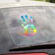 thumbnail image 4 of LADIGASU Divertido Handprints y Perro Suela Del Pie de Vinilo Cars.Auto Parts Sticker Liquidación Ventas Hoy Ofertas Prime Pegatina X 1, 4 of 5