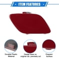 thumbnail image 4 of Car Tow Hook Eye Hole Cover Cap for BMW E92 Coupe E93 2007-2010 Durable Plastic Red Front Right, 4 of 6