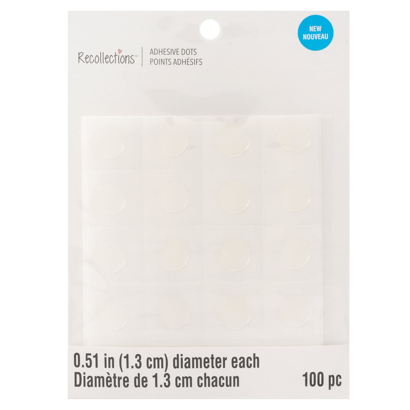 Recollections 0.5" Adhesive Dots, 12 Packs: 100 ct. (1,200 total)