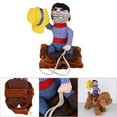 thumbnail image 2 of Pet Knight Costume 4Sizes Pet Dog Cowboy Costume Funny Knight Riding Clothes Cosplay Apparel, 2 of 7