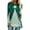 Green, variant on Aofany Plus Size Christmas Shirts for Women Xmas Tree Print Holiday Tops Long Sleeve Crewneck Tunic Blouses