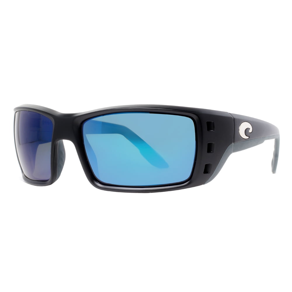 Costa Del Mar Permit 580G Polarized Matte Black/Blue Men's Sport