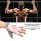 thumbnail image 5 of M Buder Guantes de Entrenamiento Transpirables Medio Dedo Levantamiento de Pesas Rosa Talla M (Para 18-20 cm), 5 of 9