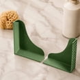 thumbnail image 4 of Njoeus Kitchen Sink Splash Guard, Sink Water Splash Guard, Silicone Shower Water Dam Barrier with Multi-Suction Cup Brings Leak-Proof Bathroom Protection and Waterproof Corner Guard in Style F, 4 of 6