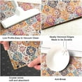 thumbnail image 4 of Boho Moroccan Kitchen Rug and Sets Set of 2 Non Skid Washable mat for Kitchen mats for Floor Farmhouse Black Bohemian Kitchen Decor (candy, One Size), 4 of 7