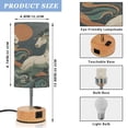 thumbnail image 2 of Touch-Control 3-Color Desk Lamp with Plug – Energy-Saving LED + 3 Simultaneous Charging Ports Ancient Painting Of Horse, 2 of 8