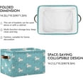 thumbnail image 2 of FREEAMG Cat Dog Paw Leaf Storage Bin for Toy Storage Basket Dirty Clothes Sundries Office Home Closet Organizer Shelf Cube Box Waterproof Laundry Basket, 2 PCS, 2 of 7