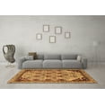 thumbnail image 3 of Ahgly Company Indoor Rectangle Abstract Brown Modern Area Rugs, 6' x 9', 3 of 4