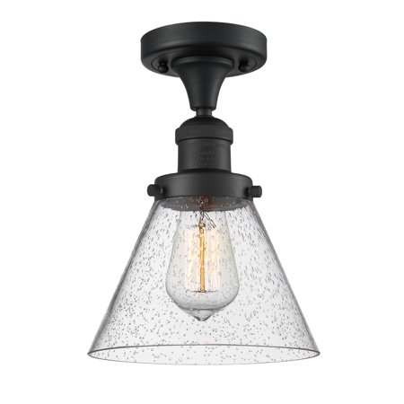 

Innovations Lighting 517-1Ch Large Cone Large Cone 1 Light 8 Wide Semi-Flush Ceiling