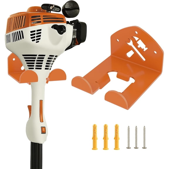 SUMMIT - Garage Organization Storage Trimmer Rack Garden Power Tool Hanger for Grass Trimmer, Hedge Trimmer, Heavy Duty Weed Wacker Hook Tool Organizer, 1 Pack