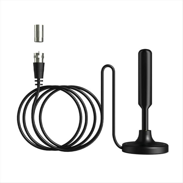 Antena de TV HDTV-T Antena de TV Digital de Alta Ganancia para Recepción de Señal de TV Inteligente en Interiores y Exteriores A