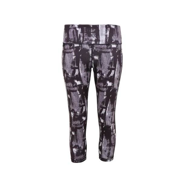 TriDri - Leggings largo 3/4 de entrenamiento modelo Sunset para mujer señora (Carbón)