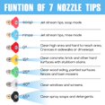 thumbnail image 4 of Pressure Washer Tips, Set of 7 Pressure Washer Nozzle Tips with Nozzle Holder, 1/4 Inch Quick Connect, 4000 PSI, 4 of 8