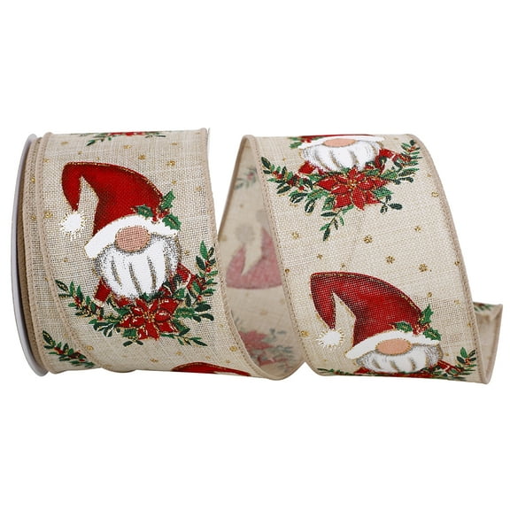 Reliant Ribbon - 93752W-750-40F, Ribbon, Natural, 2-1/2 Inch, 10 Yards