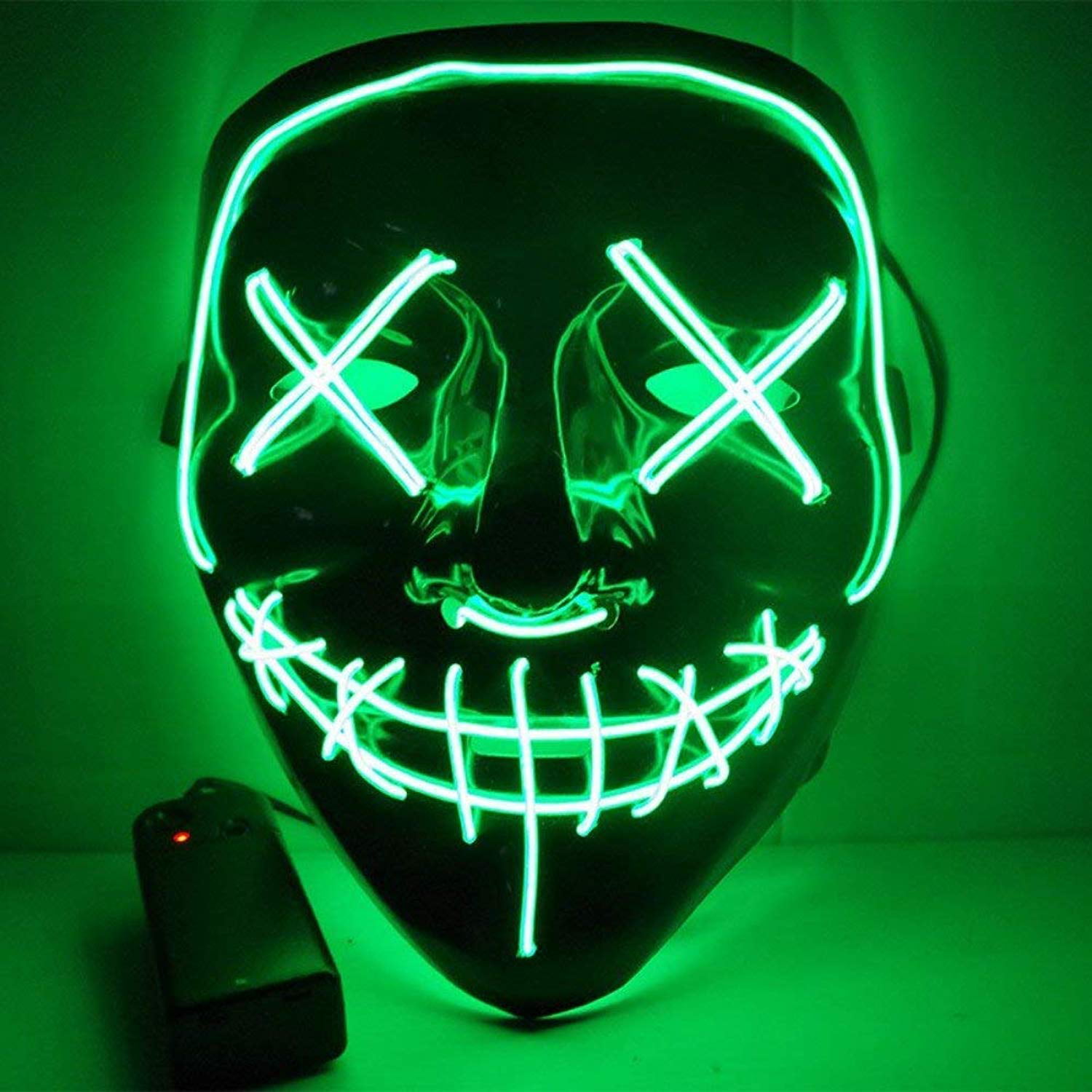 Tagital Halloween Mask LED Light Up Funny Masks The Purge Movie Festival Costume - Walmart.com