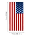 thumbnail image 5 of Qocolhg Oversized Beach Towels, American Flag Beach Towel for Swimming Pool Camping Beach Accessories Sand Free Quick Dry Lightweight Large Towels 4th of July Decorations, 31.5x63 inch, Clearance, 5 of 5