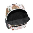 thumbnail image 6 of FORMRS School Backpack with Front Zippered Pocket 12" Student Travel Daypack, Red Nordic Christmas House, 6 of 6