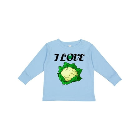 

Inktastic I Love Cauliflower Gift Toddler Boy or Toddler Girl Long Sleeve T-Shirt