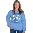 thumbnail image 3 of Retro Americana Smurfette Supporters Sweatshirt for Men or Women Brisco Brands M, 3 of 6