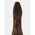 thumbnail image 4 of Scoop Women's Faux Suede Knee High Stretch Block Heel Boots (Wide Width Available), 4 of 5