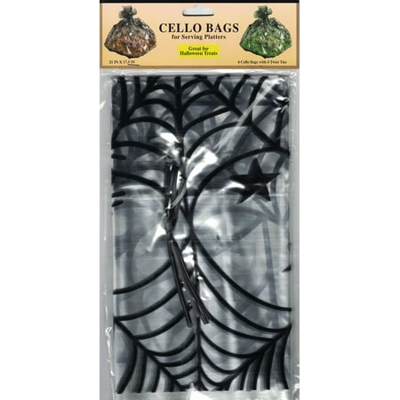 Jumbo Halloween Cellophane Bags