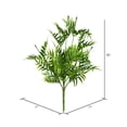 thumbnail image 2 of Vickerman 19" Artificial Green Bamboo Leaf Bush, Set of 4, 2 of 4